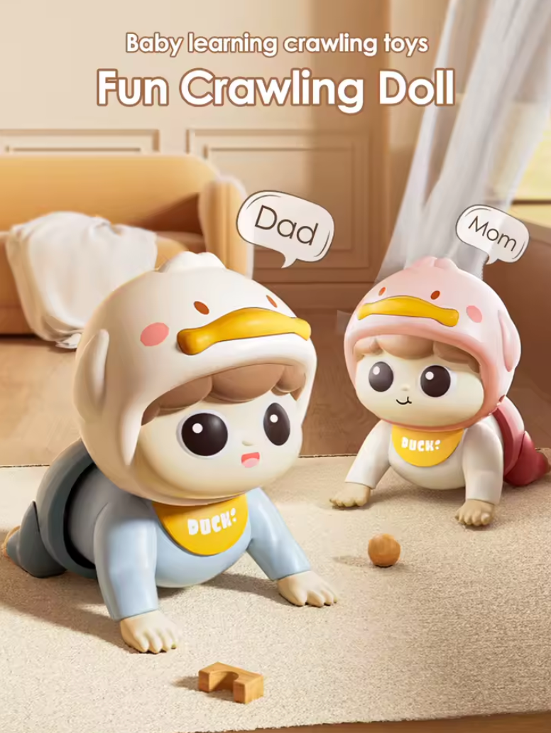 Crawling Baby Doll with Music