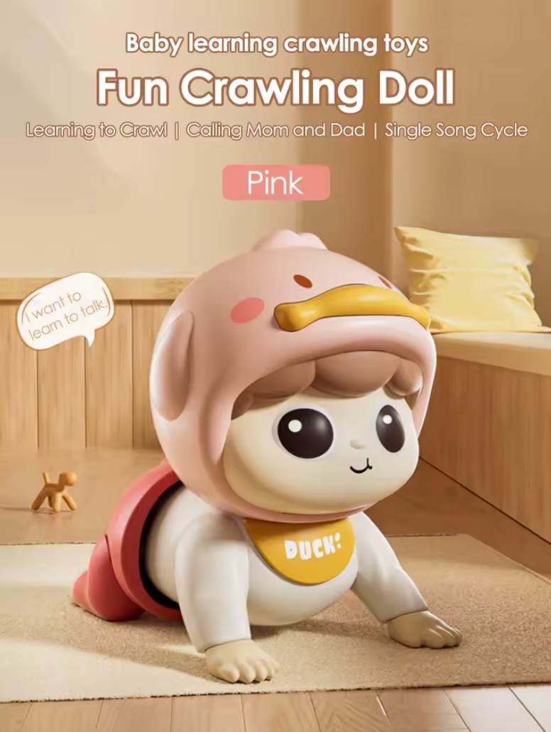 Crawling Baby Doll with Music