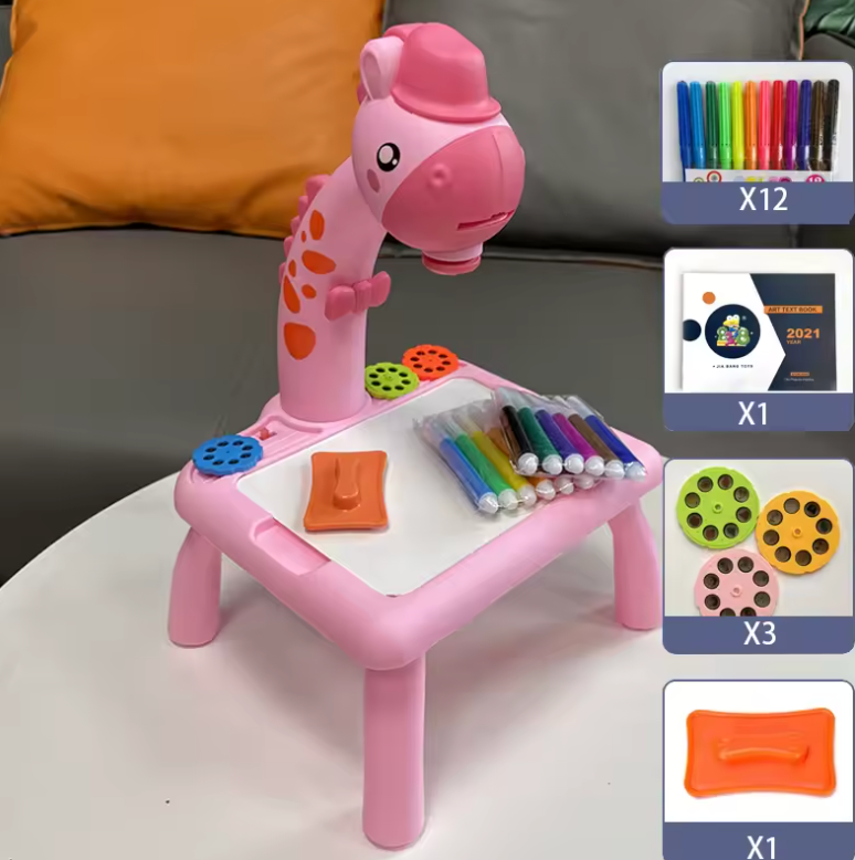Kids LED Projector Drawing Table