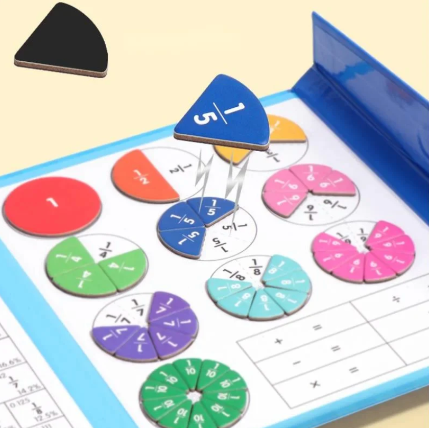 FractionFun – Magnetic Maths Learning Board