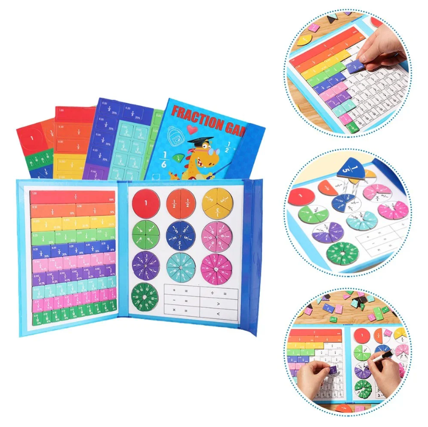 FractionFun – Magnetic Maths Learning Board