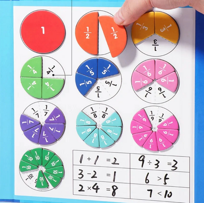 FractionFun – Magnetic Maths Learning Board