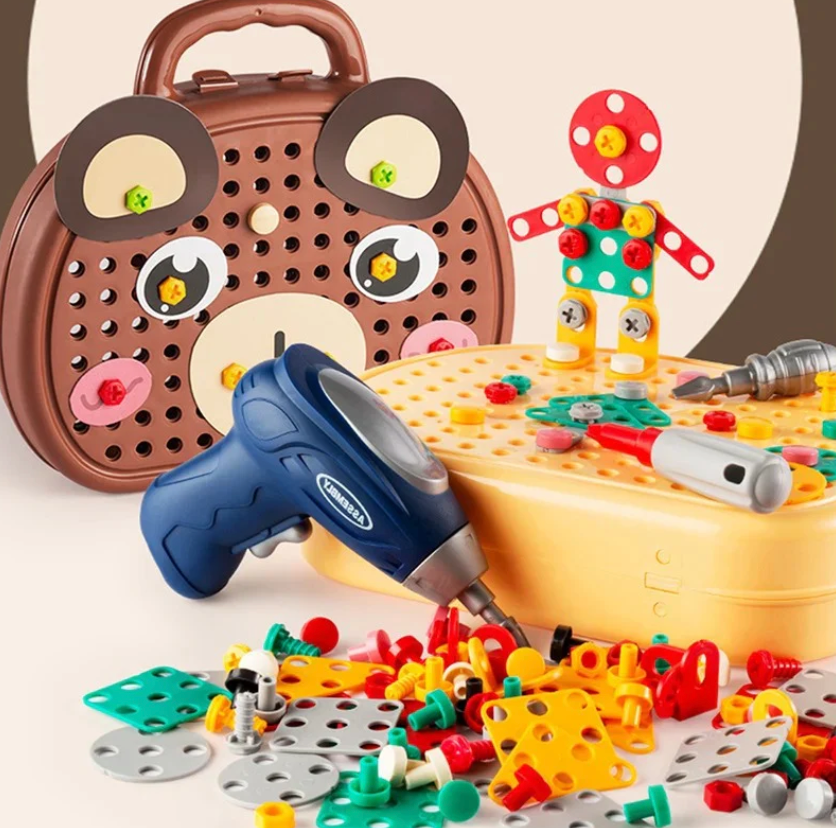 Build & Play – Creative Kids Drill and Construction Toolbox