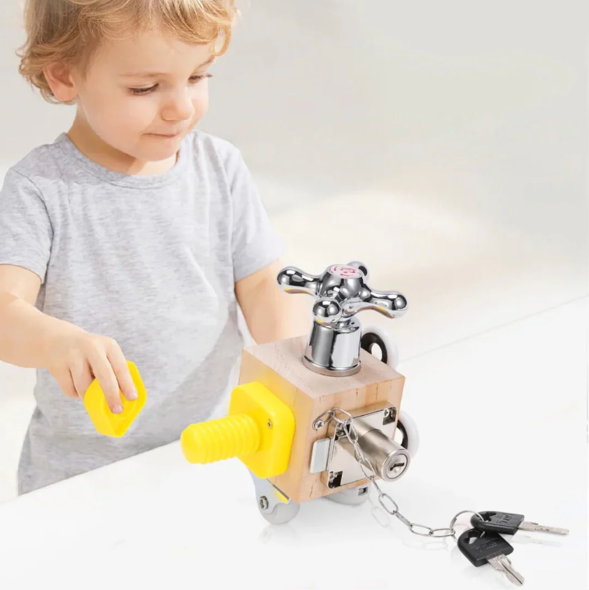 BusyPlay Cube – Montessori Activity Toy for Curious Kids