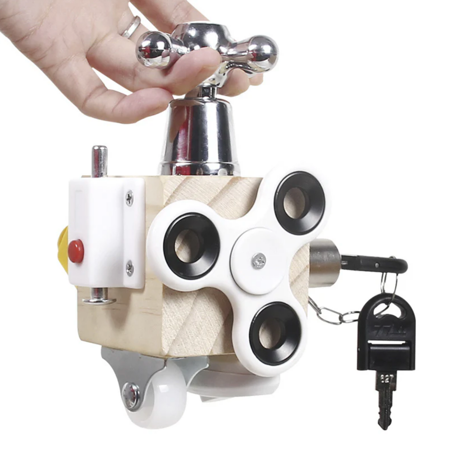 BusyPlay Cube – Montessori Activity Toy for Curious Kids