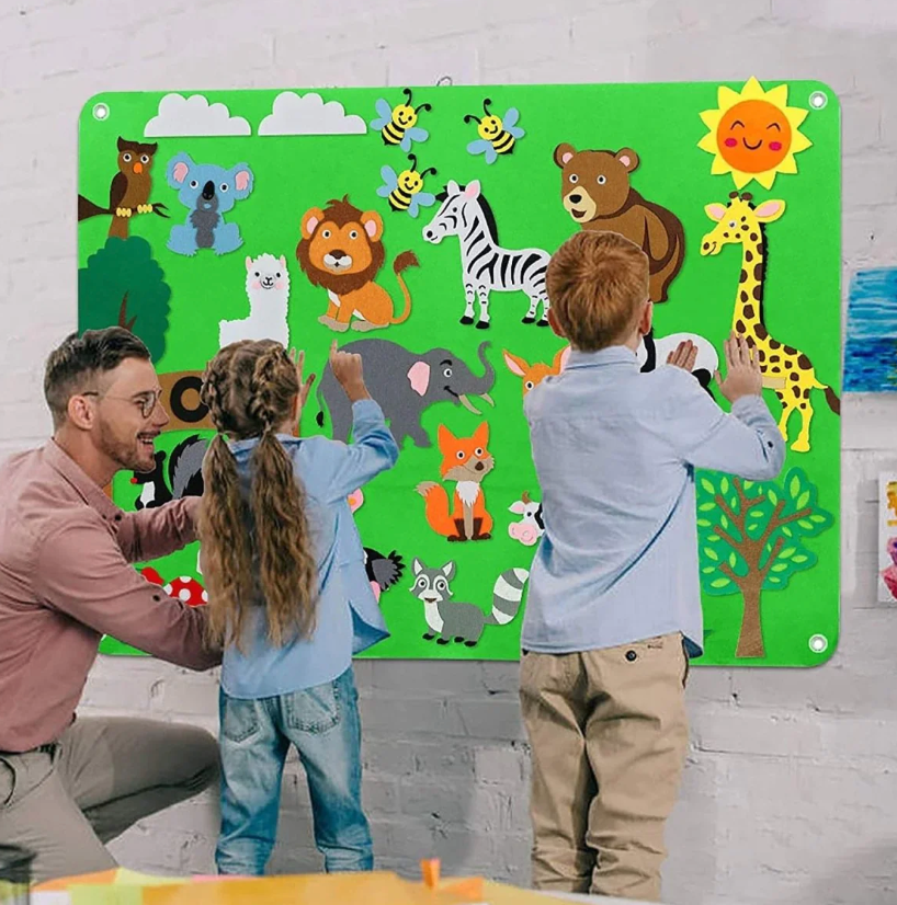 ImagiPlay Felt Board – Interactive Learning & Storytelling Toy for Kids