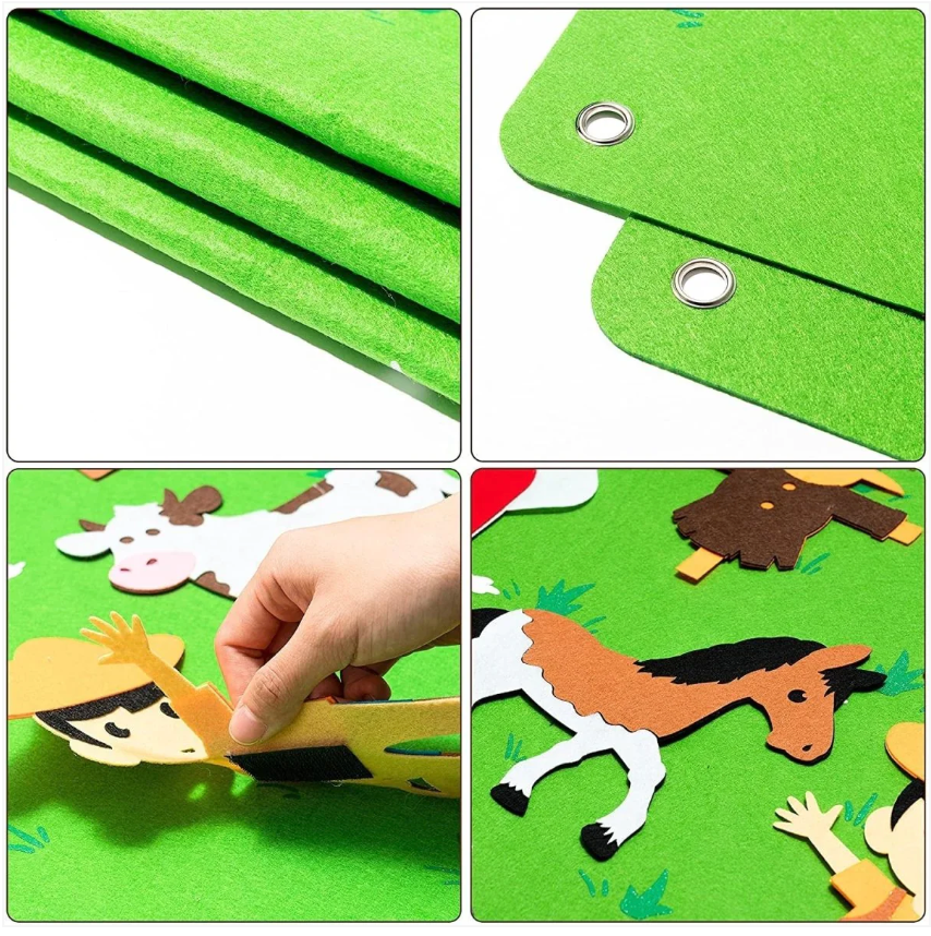 ImagiPlay Felt Board – Interactive Learning & Storytelling Toy for Kids