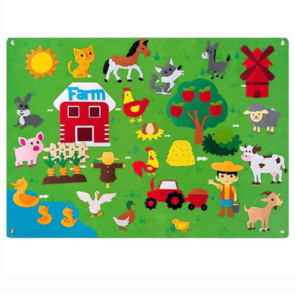 ImagiPlay Felt Board – Interactive Learning & Storytelling Toy for Kids