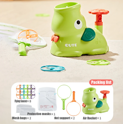 Flying Disc Blaster – Outdoor Fun Launcher Toy for Kids