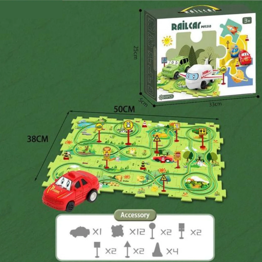 PuzzleTrack™ Customisable Car Racing Track