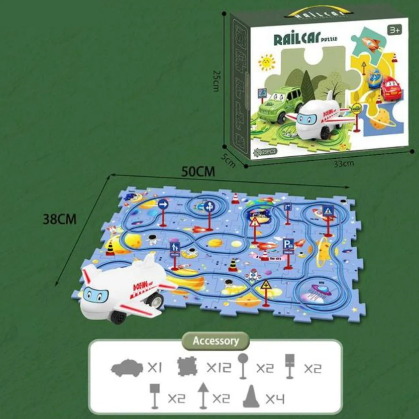 PuzzleTrack™ Customisable Car Racing Track