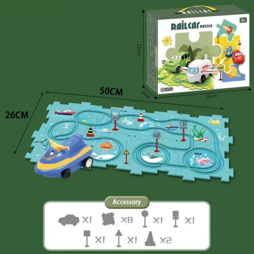 PuzzleTrack™ Customisable Car Racing Track
