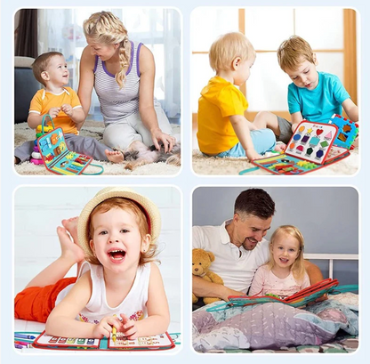 Little Learner MagicBook – Montessori Sensory Activity Book for Kids