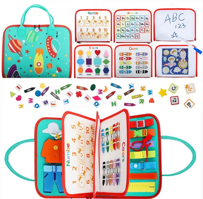 Little Learner MagicBook – Montessori Sensory Activity Book for Kids