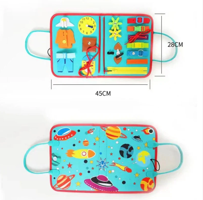 Little Learner MagicBook – Montessori Sensory Activity Book for Kids