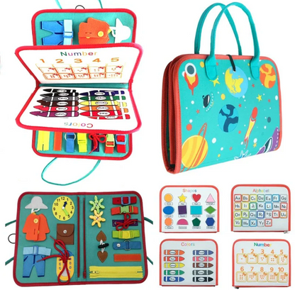 Little Learner MagicBook – Montessori Sensory Activity Book for Kids