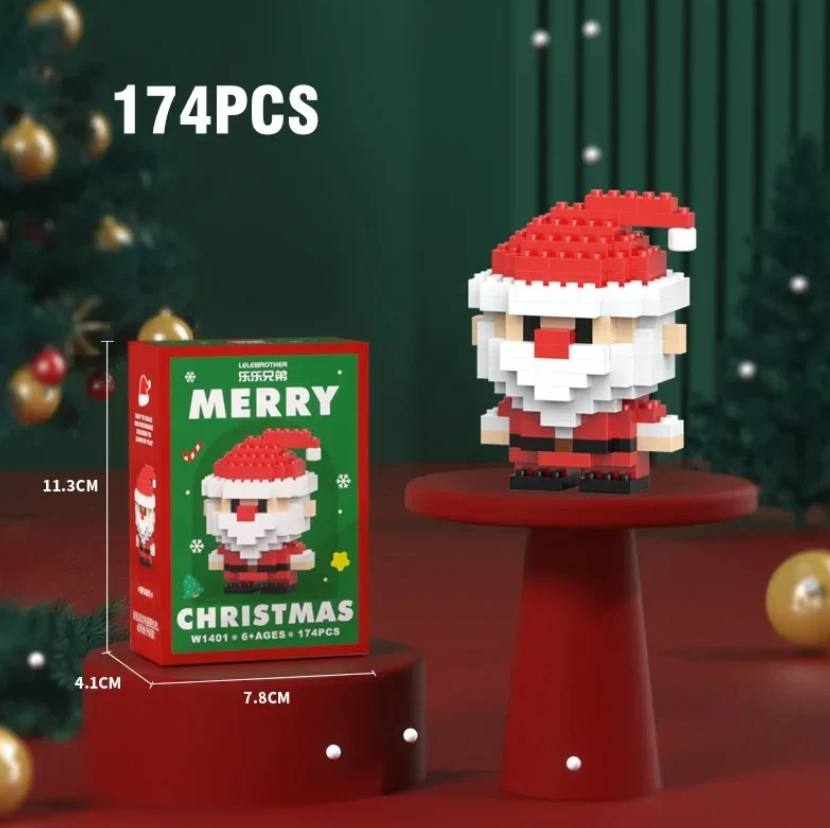 Festive Build & Display Christmas Figures