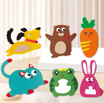 WhimsiStitch Felt Animal Sewing Kit