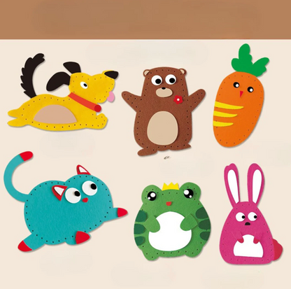 WhimsiStitch Felt Animal Sewing Kit