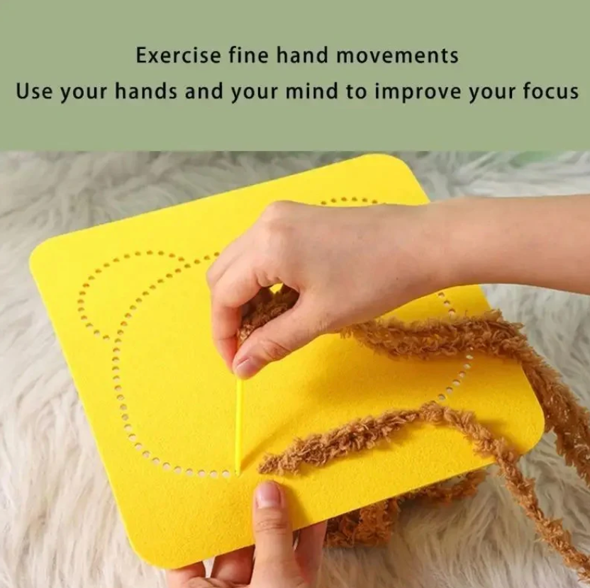 Stitch & Cuddle Embroidery Doll Kit – DIY Fabric Friend for Kids