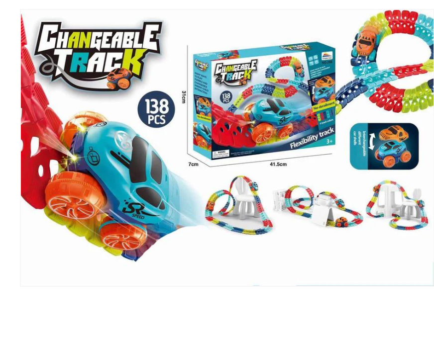 TrackMax Extension Set – Extra Rails for CrazyRide Thrill System