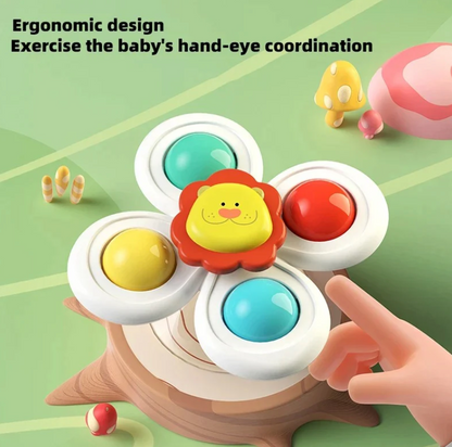 Stick-&-Spin Suction-Cup Toy Set