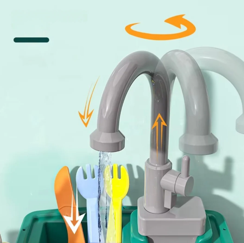 WaterWonder Kids’ Play Kitchen – Magical Tap & Realistic Role-Play Set