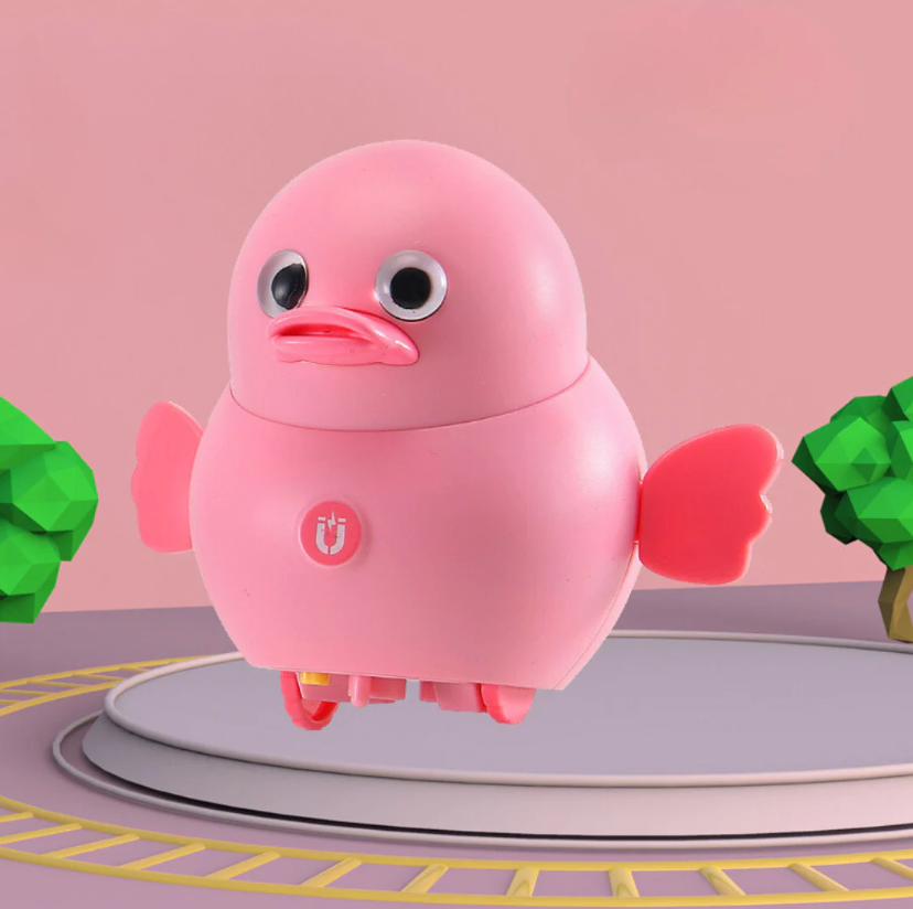 WobbleFriends Chick Family – Wobbling & Spinning Animal Toy Set