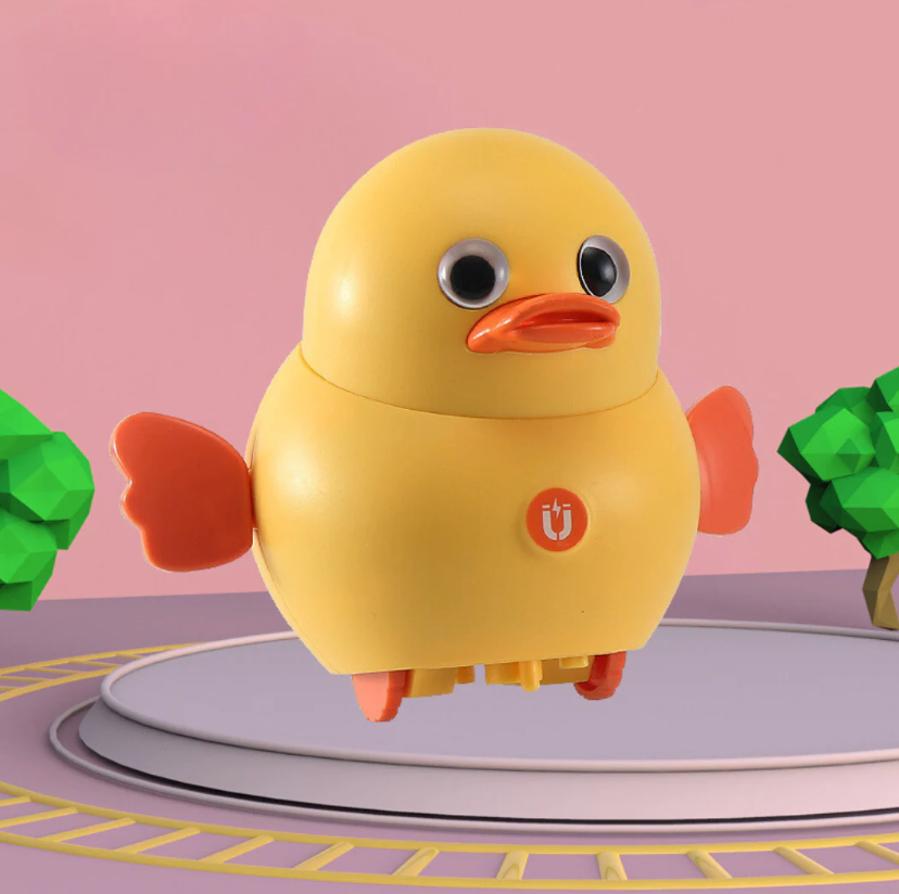 WobbleFriends Chick Family – Wobbling & Spinning Animal Toy Set