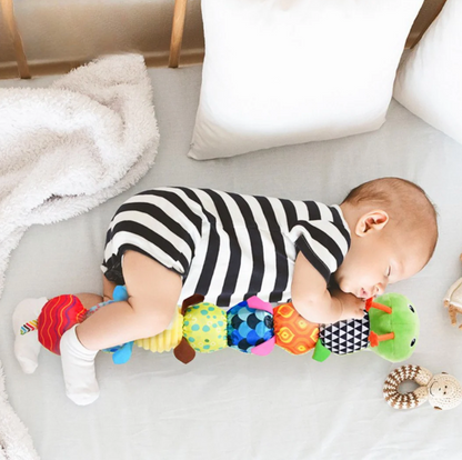 MelodyCater Sensory Musical Plush – Rattle & Soft Toy Caterpillar for Babies
