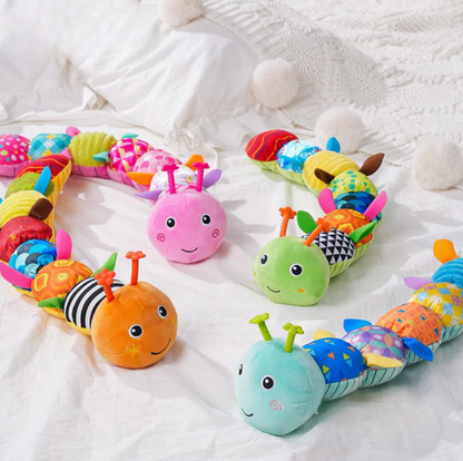 MelodyCater Sensory Musical Plush – Rattle & Soft Toy Caterpillar for Babies