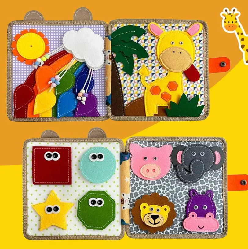 Giraffey Touch & Explore Story Book