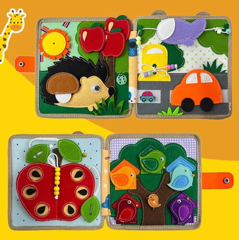 Giraffey Touch & Explore Story Book