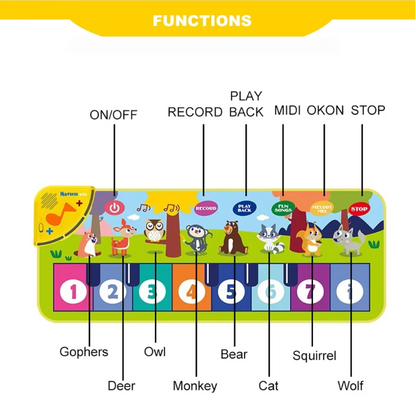 MelodySteps Musical Piano Play Mat