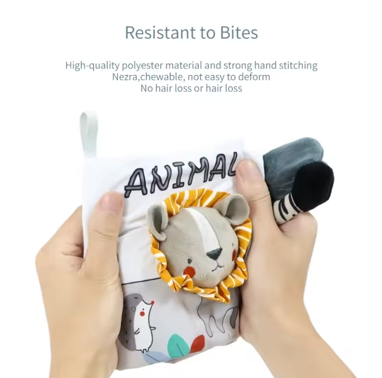 SensoryPlay Plush Learning Book