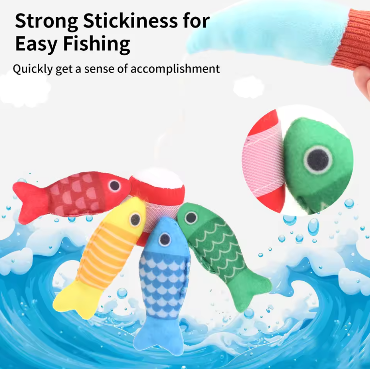 Soft Montessori Magnetic Fishing & Sorting Game