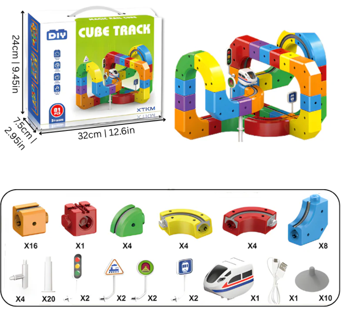 TrackFlow STEM Railway Set