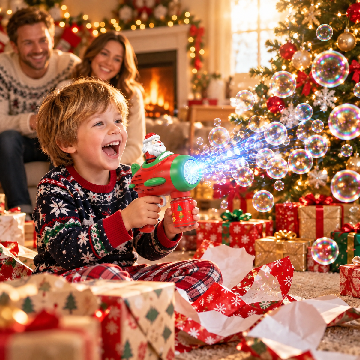 Christmas Bubble Blaster