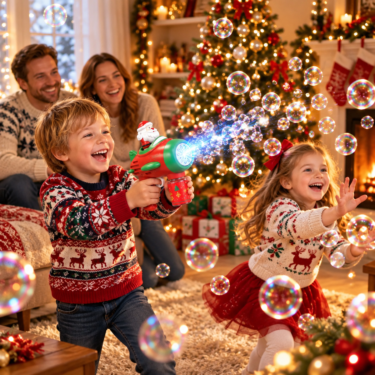 Christmas Bubble Blaster