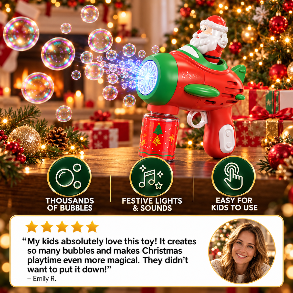 Christmas Bubble Blaster