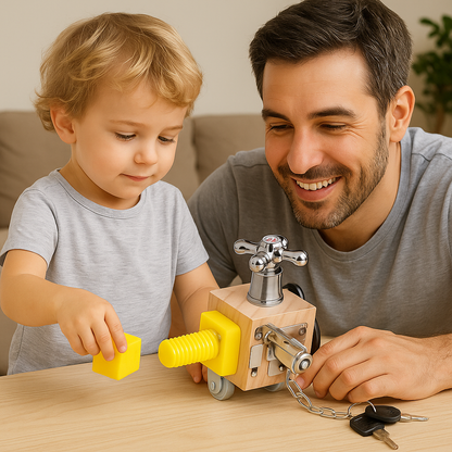 BusyPlay Cube – Montessori Activity Toy for Curious Kids
