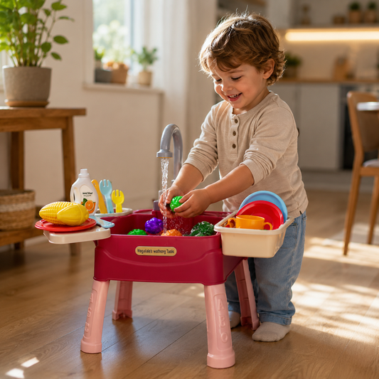 WaterWonder Kids’ Play Kitchen – Magical Tap & Realistic Role-Play Set
