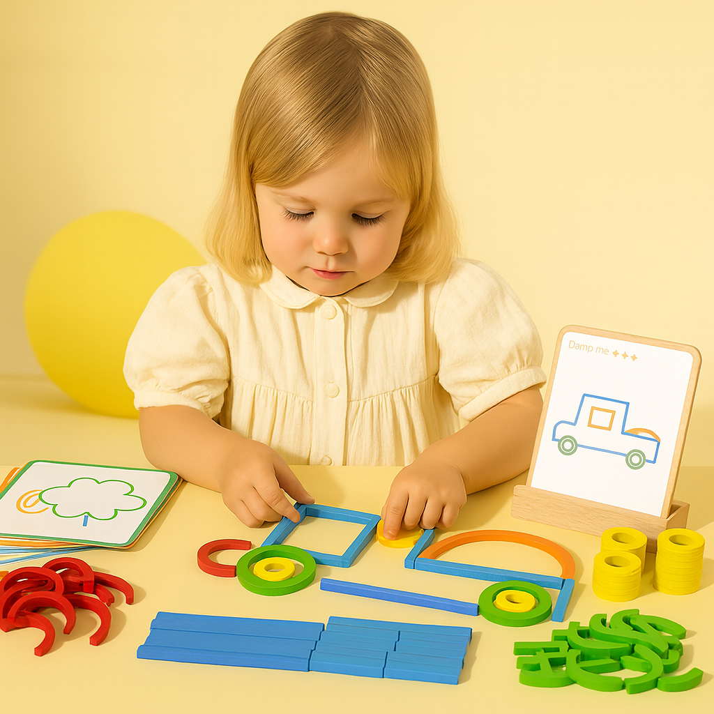 StackLearn Montessori Sticks & Rings