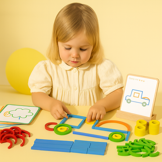 StackLearn Montessori Sticks & Rings