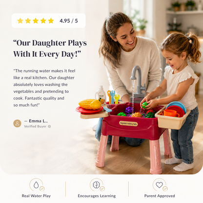 WaterWonder Kids’ Play Kitchen – Magical Tap & Realistic Role-Play Set