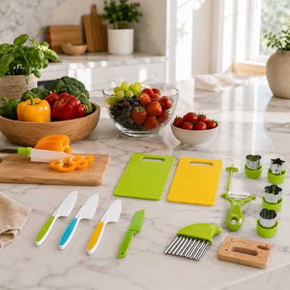 SafeChef Junior Kitchen Set – Real Tools for Little Chefs