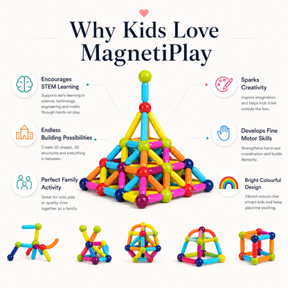MagnetiPlay – Creative Magnetic Construction Set