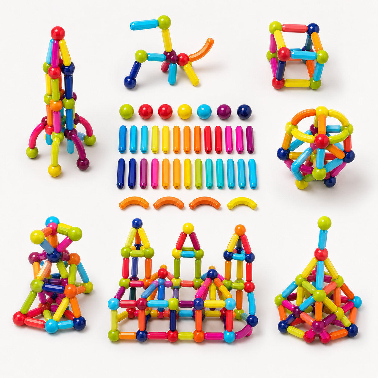 MagnetiPlay – Creative Magnetic Construction Set