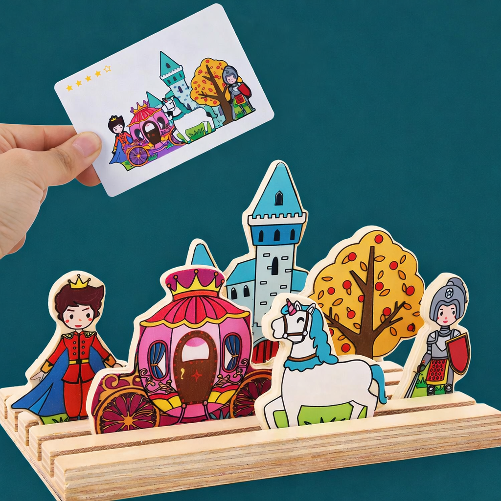 RoyalQuest Wooden Princess Castle Puzzle