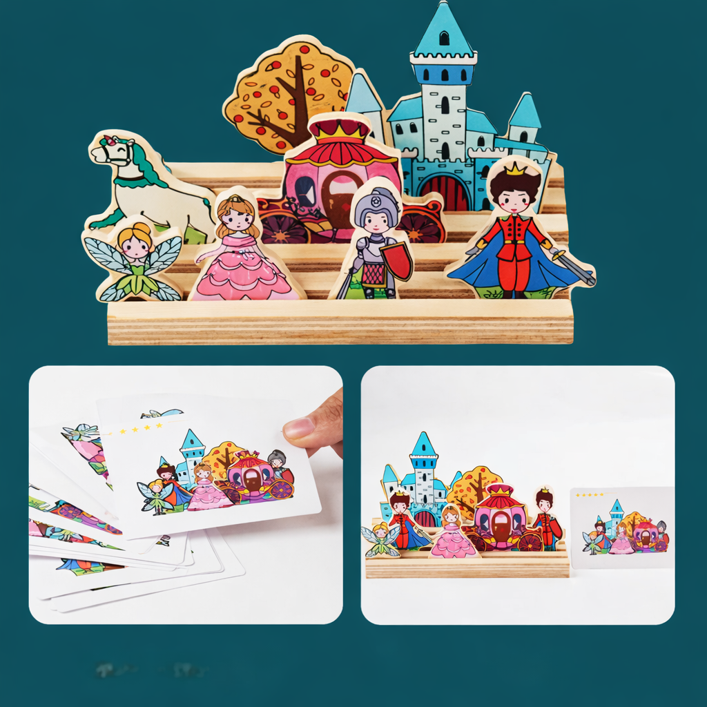 RoyalQuest Wooden Princess Castle Puzzle